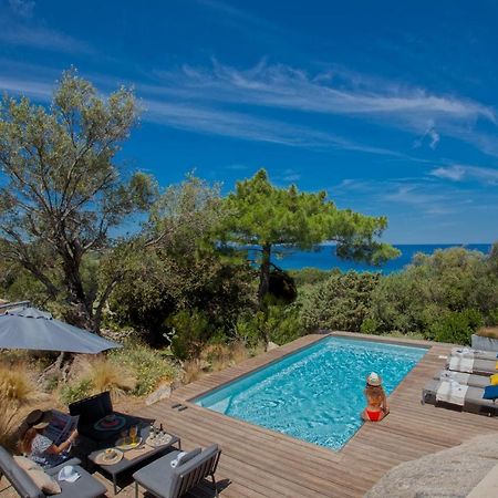 Villa Bodri, Maison En Pierre Avec Vue Mer Et Piscine Chauffee Л'Іль-Русс Екстер'єр фото