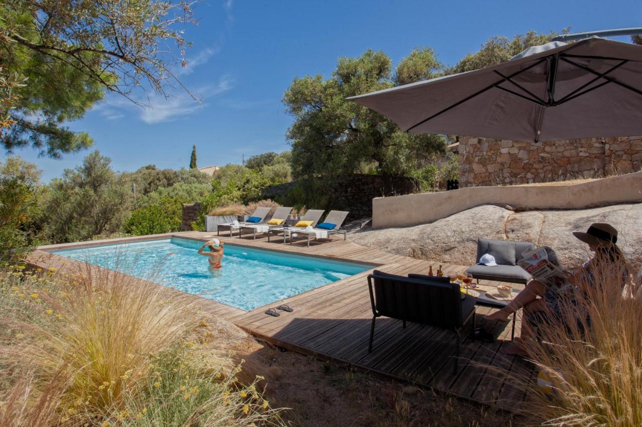 Villa Bodri, Maison En Pierre Avec Vue Mer Et Piscine Chauffee Л'Іль-Русс Екстер'єр фото