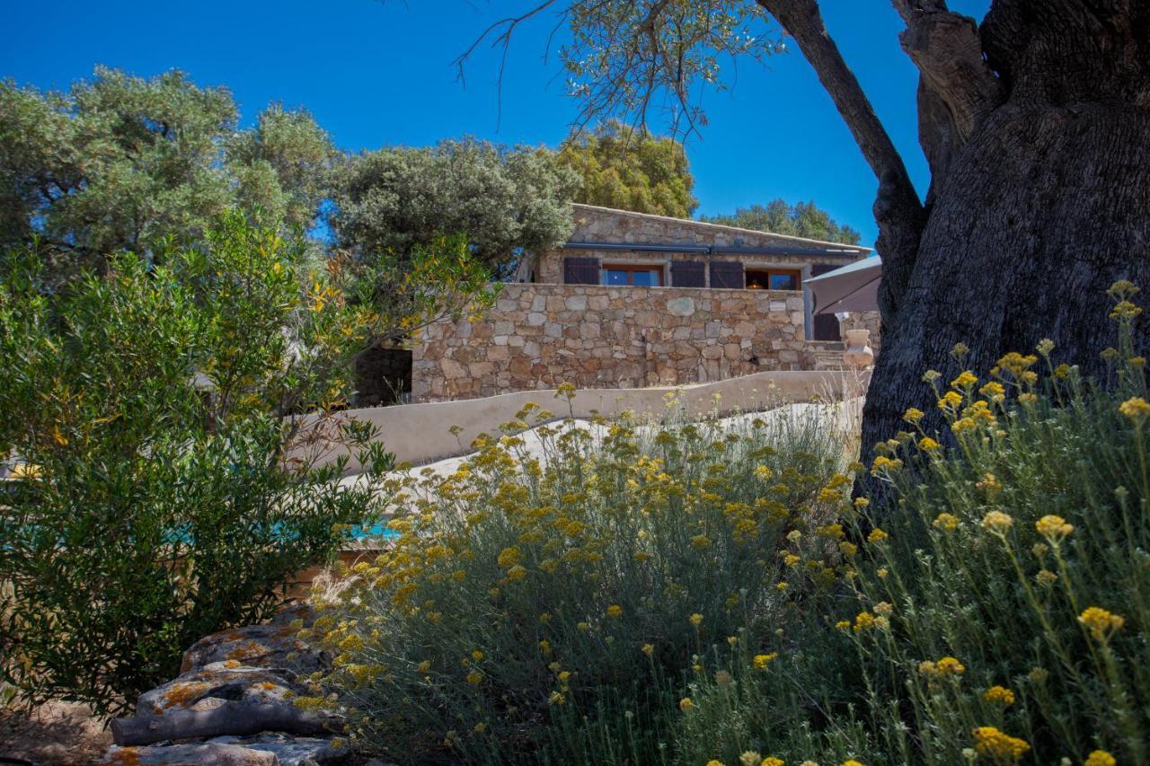 Villa Bodri, Maison En Pierre Avec Vue Mer Et Piscine Chauffee Л'Іль-Русс Екстер'єр фото