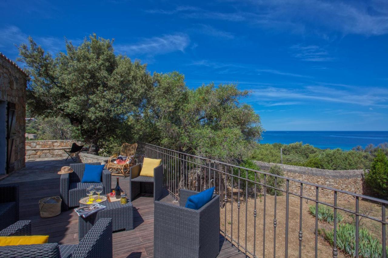 Villa Bodri, Maison En Pierre Avec Vue Mer Et Piscine Chauffee Л'Іль-Русс Екстер'єр фото