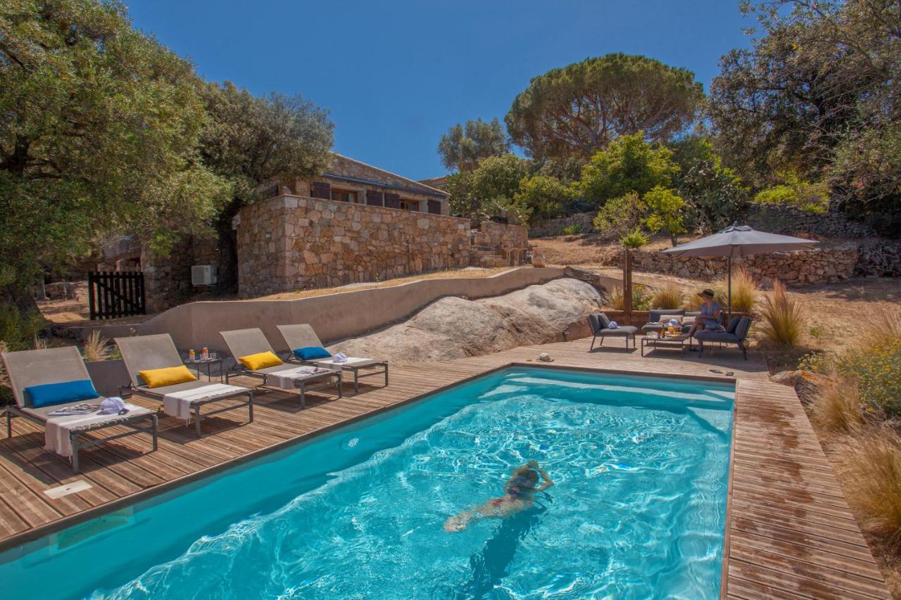 Villa Bodri, Maison En Pierre Avec Vue Mer Et Piscine Chauffee Л'Іль-Русс Екстер'єр фото