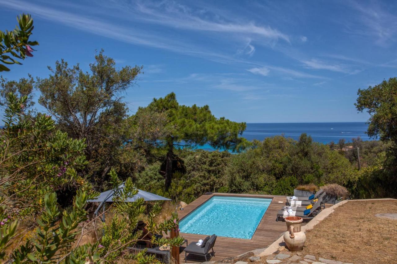 Villa Bodri, Maison En Pierre Avec Vue Mer Et Piscine Chauffee Л'Іль-Русс Екстер'єр фото